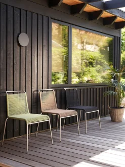 Outlet FDB Mobler Chaise de jardin Teglgård Brun clair, argenté