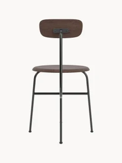 Fashion Audo Copenhagen Chaise en bois avec cadre en métal Afteroom Chêne foncé, cadre noir