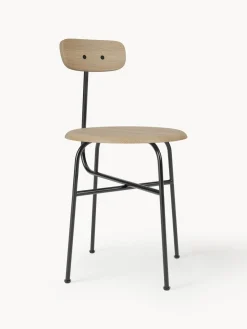 Outlet Audo Copenhagen Chaise en bois avec cadre en métal Afteroom Chêne clair, cadre noir