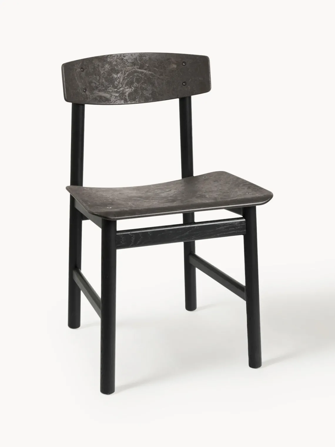 Best Mater Chaise en bois Consciouos Anthracite, noir