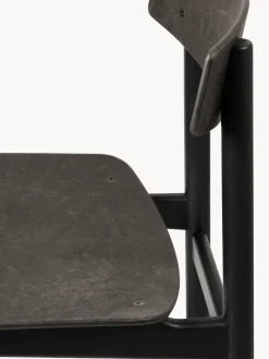 Best Mater Chaise en bois Consciouos Anthracite, noir