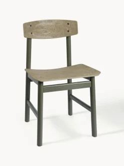 Hot Mater Chaise en bois Consciouos Tons vert olive