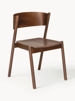 Clearance Hübsch Chaise en bois Oblique