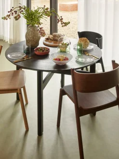Clearance Hübsch Chaise en bois Oblique