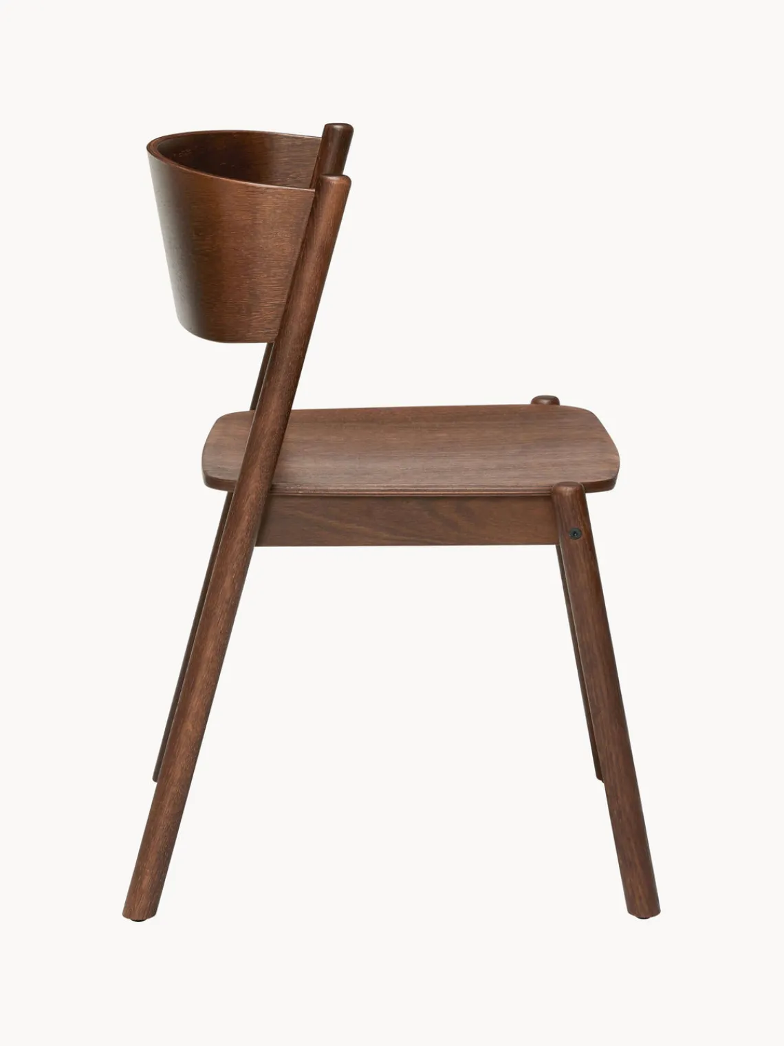 Clearance Hübsch Chaise en bois Oblique