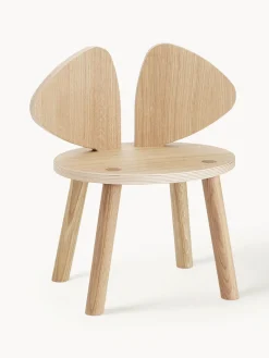 New Nofred Chaise en bois pour enfant Mouse Chêne