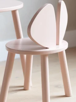 Fashion Nofred Chaise en bois pour enfant Mouse Rose pâle