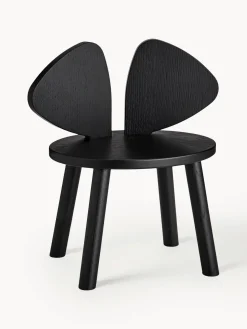 Hot Nofred Chaise en bois pour enfant Mouse Noir