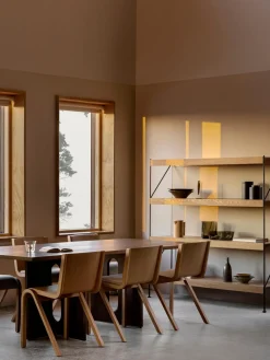 Clearance Audo Copenhagen Chaise en bois Ready Dining Chêne clair laqué