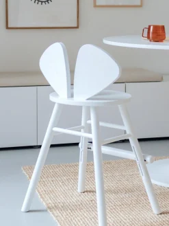 Fashion Nofred Chaise en chêne pour enfant Mouse Blanc