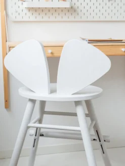 Fashion Nofred Chaise en chêne pour enfant Mouse Blanc