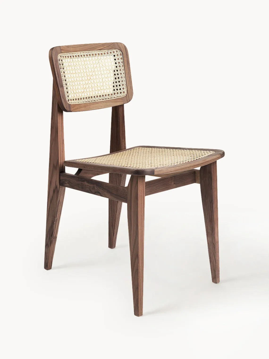 Sale GUBI Chaise en noyer avec cannage C-Chair Noyer, beige clair