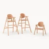 Clearance Nobodinoz Chaise haute 3en1 en hêtre Growing Green
