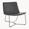 Discount Ellos Home Chaise lounge en cuir synthétique Barrel