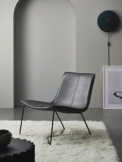 Discount Ellos Home Chaise lounge en cuir synthétique Barrel