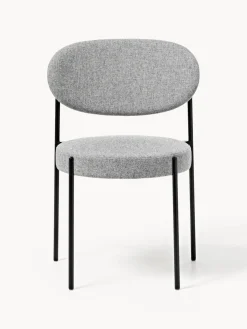 Online Verpan Chaise rembourrée en laine Series 430, design Verner Panton Laine gris foncé, noir