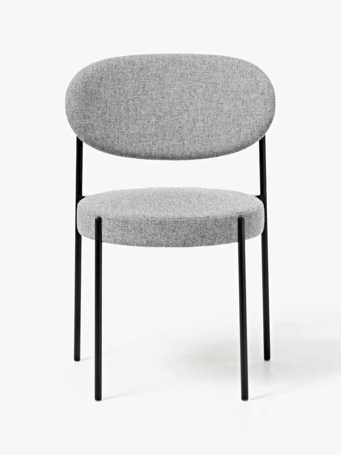Online Verpan Chaise rembourrée en laine Series 430, design Verner Panton Laine gris foncé, noir