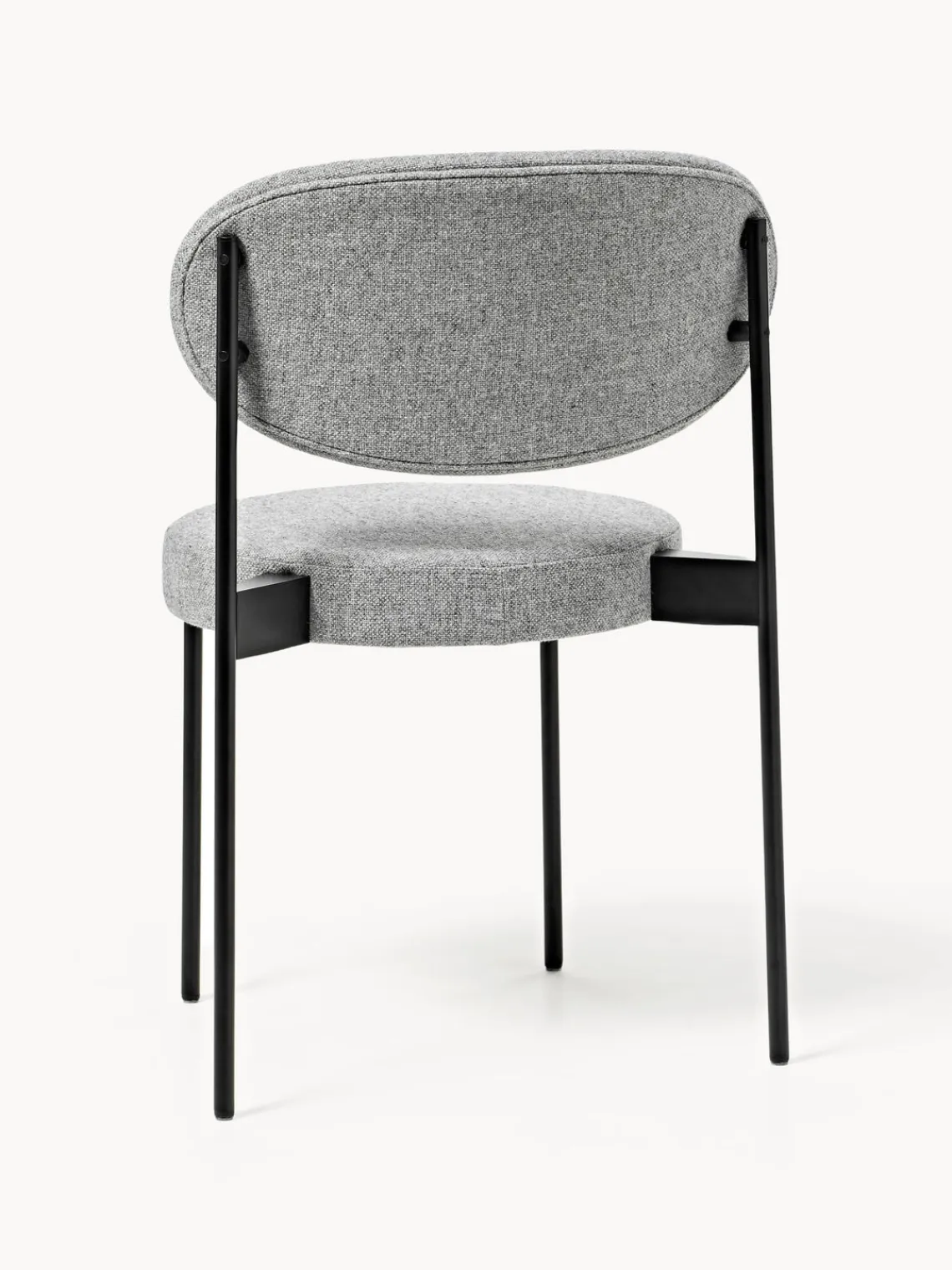 Online Verpan Chaise rembourrée en laine Series 430, design Verner Panton Laine gris foncé, noir