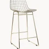 Sale HKLIVING Chaises de comptoir en métal Wire, 2 pièces