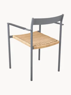 Best Brafab Chaises de jardin DK, 2 pièces Gris clair, beige, brun