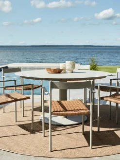 Sale Brafab Chaises de jardin DK, 2 pièces Vert sauge, beige