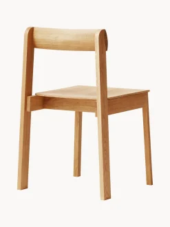 Discount Form & Refine Chaises empilables en Blueprint, 2 pièces Chêne