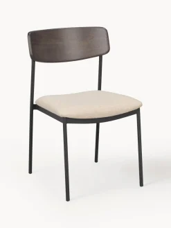 Discount Rowico Chaises rembourrées en chêne Maymont, 2 pièces