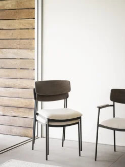 Discount Rowico Chaises rembourrées en chêne Maymont, 2 pièces