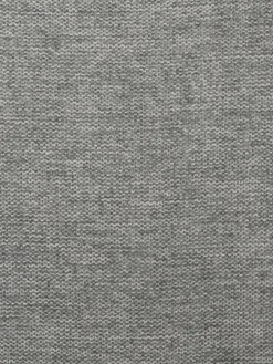 Hot Rowico Chaises rembourrées Sierra, 2 pièces Tissu gris, pieds noirs
