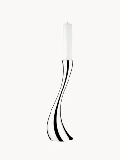 Online GEORG JENSEN Chandelier en acier inoxydable de forme organique Cobra, haut. 50 cm