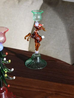 Fashion &k Amsterdam Chandelier en verre soufflé bouche Reindeer