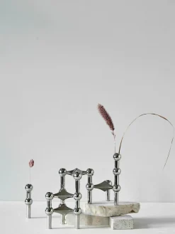 Sale STOFF Nagel Chandelier Argenté clair, haute brillance
