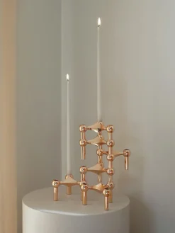 Hot STOFF Nagel Chandelier Tons cuivre, haute brillance