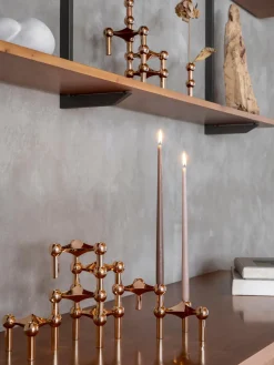 Hot STOFF Nagel Chandelier Tons cuivre, haute brillance