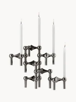 Clearance STOFF Nagel Chandelier Argenté foncé, haute brillance