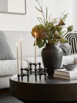 Fashion STOFF Nagel Chandelier , 3 élém. Noir, mat