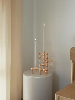 Outlet STOFF Nagel Chandelier , 3 élém. Tons cuivre, haute brillance