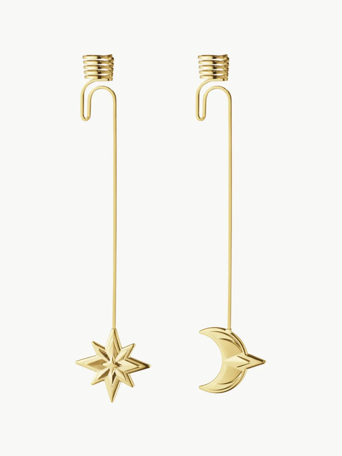 Hot GEORG JENSEN Chandeliers avec or 18 carats CC, 2 élém. Doré