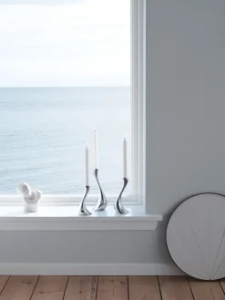 Sale GEORG JENSEN Chandeliers en acier inoxydable Cobra, 3 élém.
