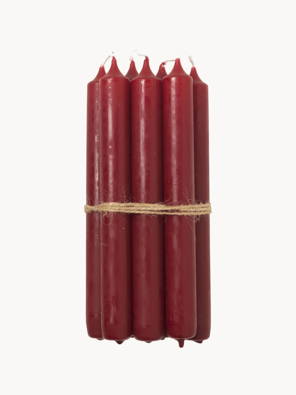 Discount Broste Copenhagen Chandelles Classic, 10 pièces Lie de vin