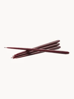 New STOFF Nagel Chandelles fines , 6 pièces Lie de vin