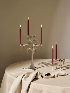 New STOFF Nagel Chandelles , 12 pièces Lie de vin