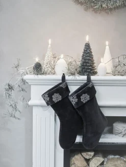 Online Lene Bjerre Chaussette de Noël en velours Stassia