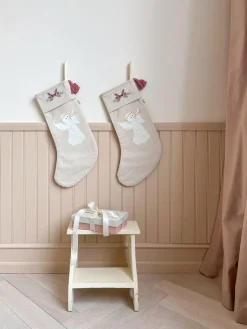 Fashion Cam Cam Copenhagen Chaussette de Noël réversible en coton bio Angel