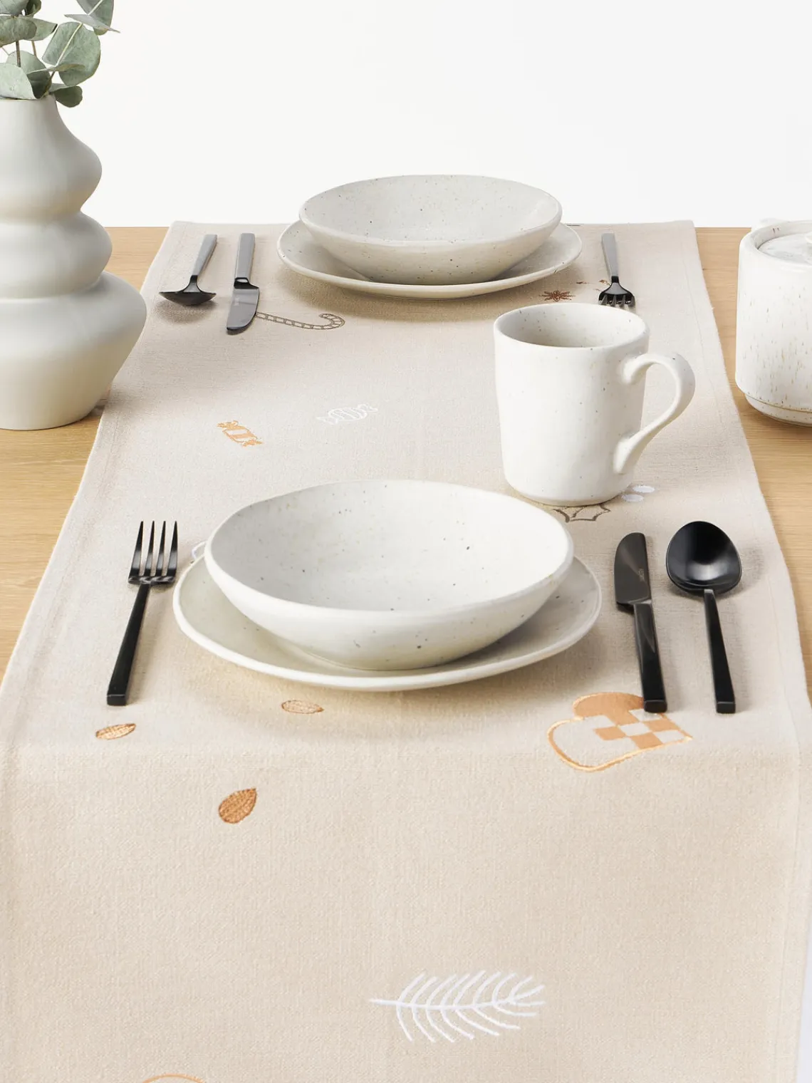 Discount Broste Copenhagen Chemin de table en coton Bomuld