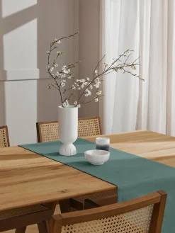 Clearance Magma Chemin de table Riva Bleu pétrole
