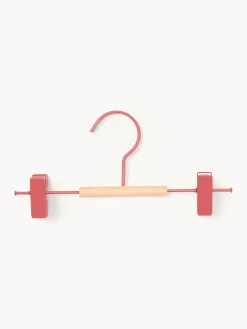 Hot Mustard Made Cintres Kids Clip, 5 pièces Vieux rose