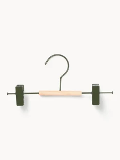 Discount Mustard Made Cintres Kids Clip, 5 pièces Vert foncé