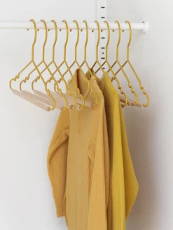 Best Mustard Made Cintres Kids Top, 10 pièces Jaune moutarde