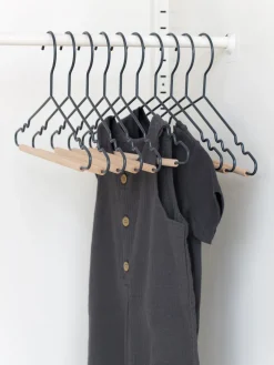 New Mustard Made Cintres Kids Top, 10 pièces Bleu-gris
